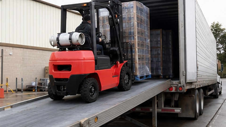 LPG Forklift Case: Reducing Refueling Delays at a Covered Loading Dock - LPG forklift 1