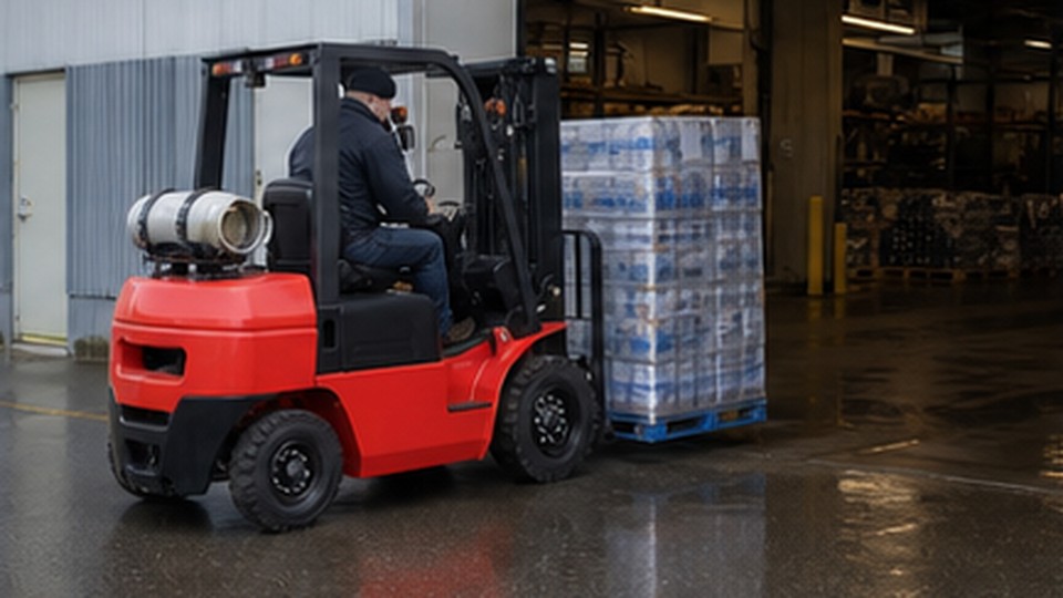 LPG Forklift Case: Reducing Refueling Delays at a Covered Loading Dock - LPG forklift 2