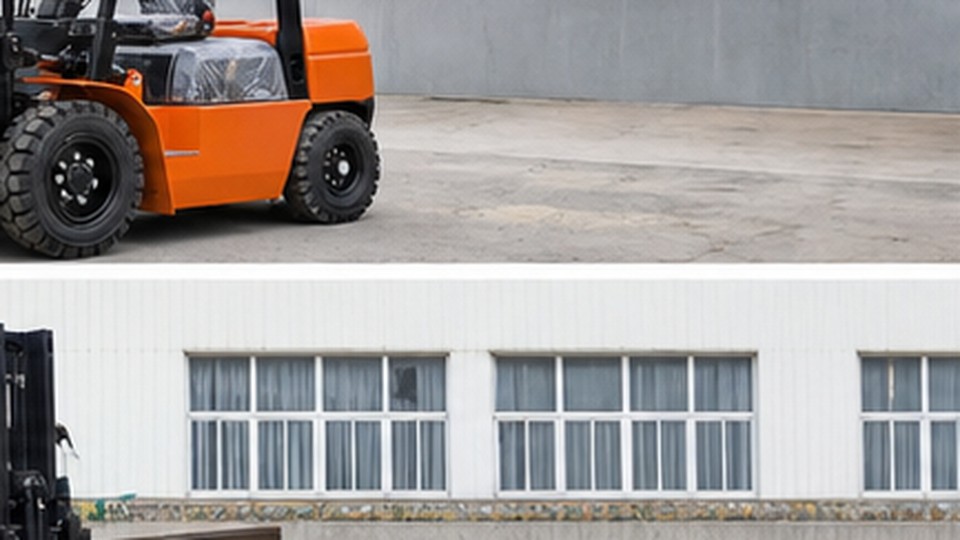 Pneumatic or Solid Tires for a Diesel Forklift on Rough Outdoor Yards? - diesel forklift 2