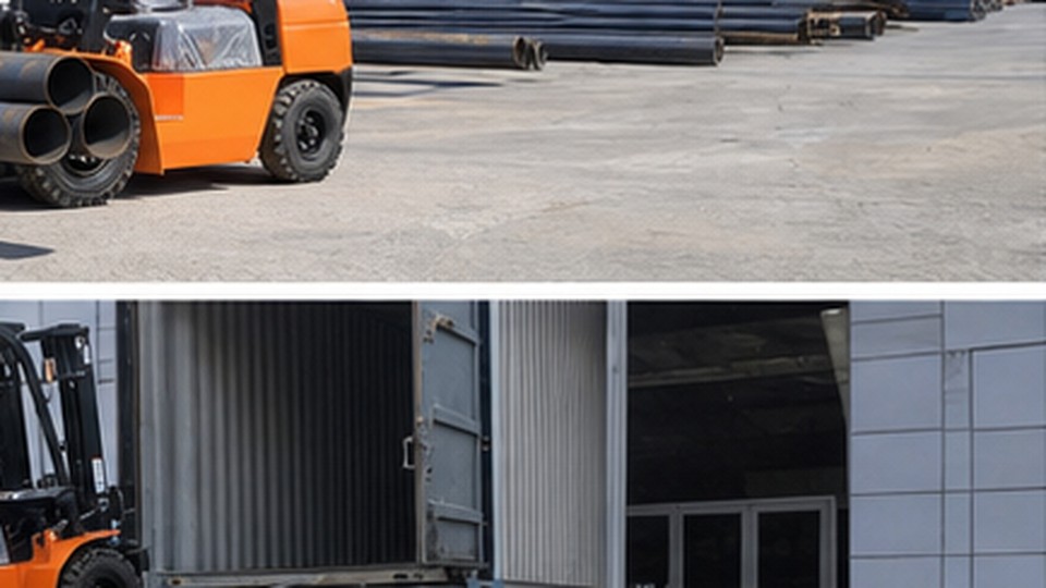 Diesel Forklift Case: Handling Long Loads Safely with Fork Positioning and Attachments - diesel forklift 4