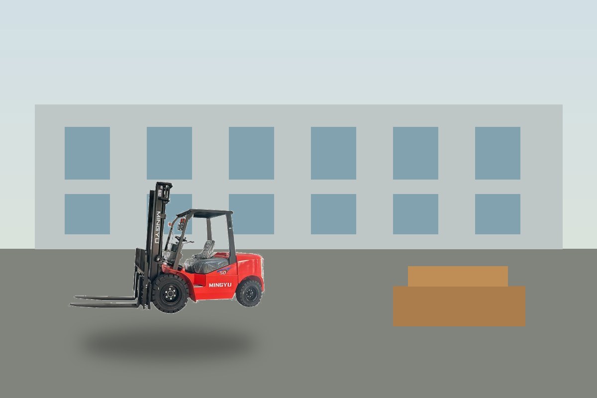 ZGFORKLIFT / MYZG diesel forklift detail scene 1
