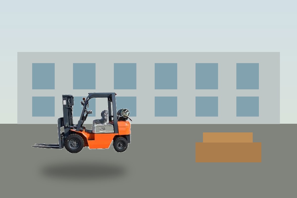 ZGFORKLIFT / MYZG LPG forklift detail scene 2