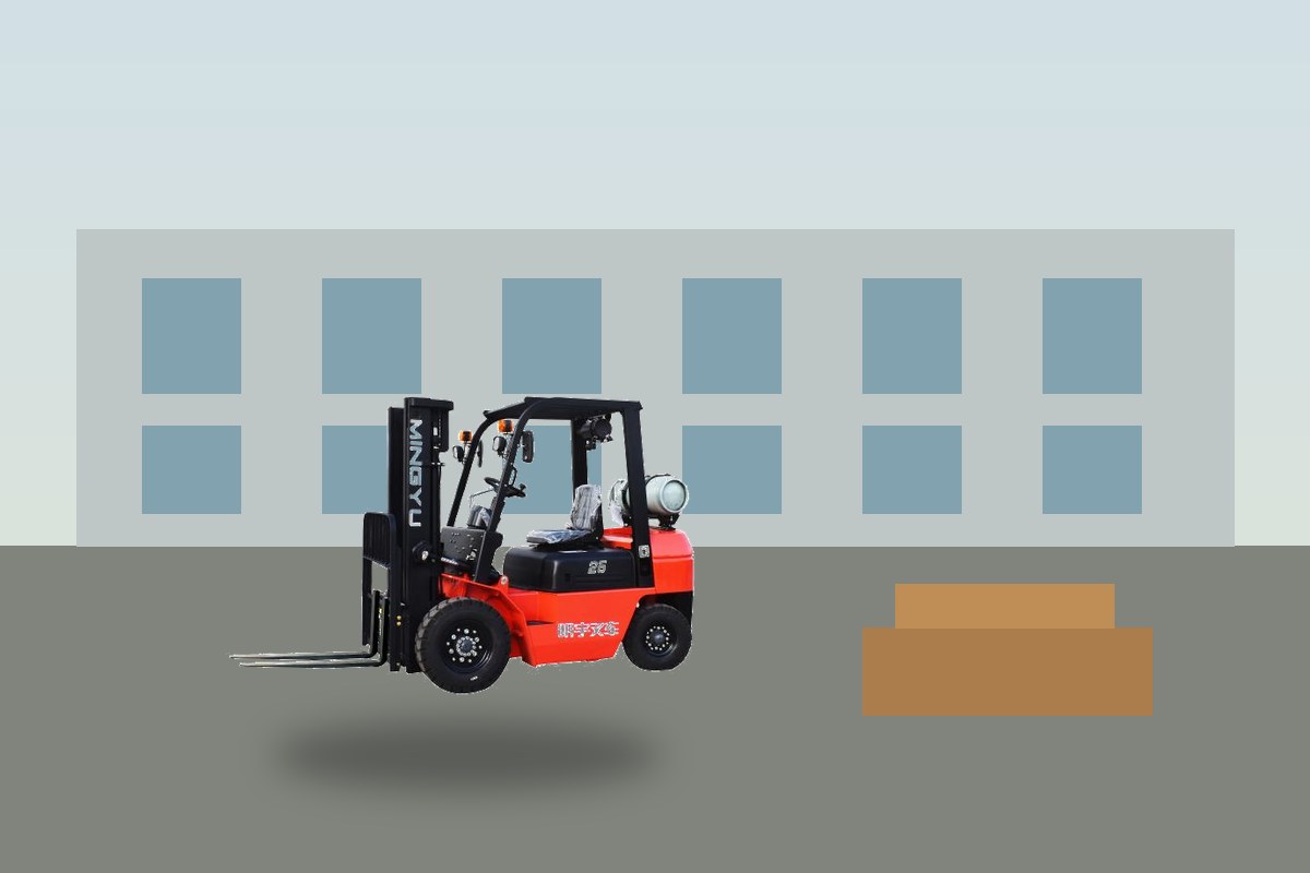ZGFORKLIFT / MYZG LPG forklift detail scene 3