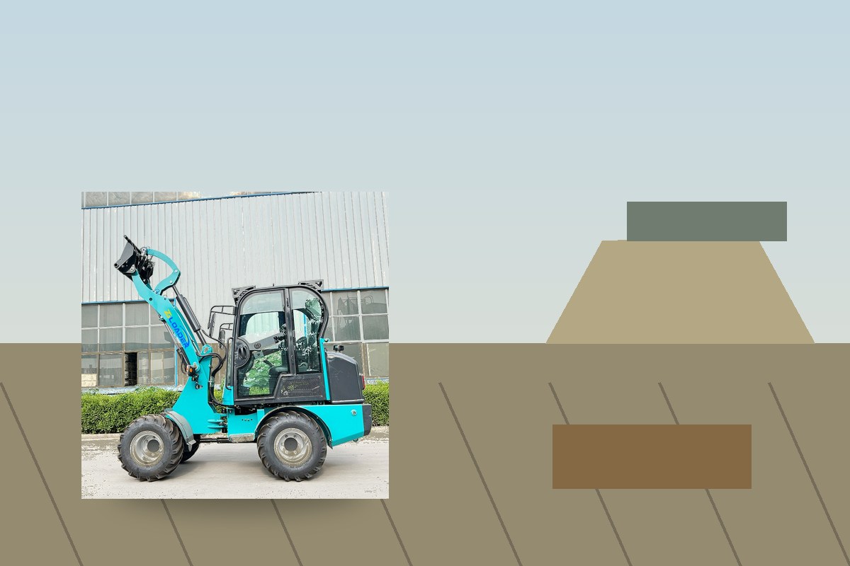 ZGLOADER / MYZG Euro style wheel loader detail scene 1