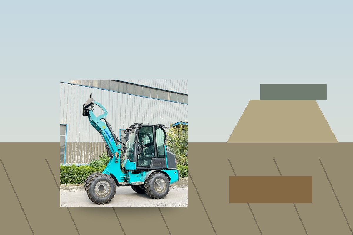 ZGLOADER / MYZG Euro style wheel loader detail scene 2