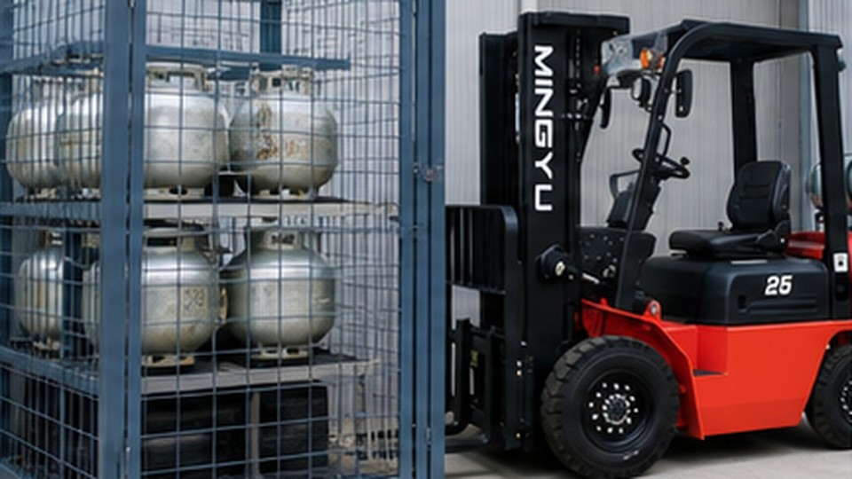 Caso de carretilla LPG: evitar retrasos de combustible entre dos turnos - carretilla LPG 3