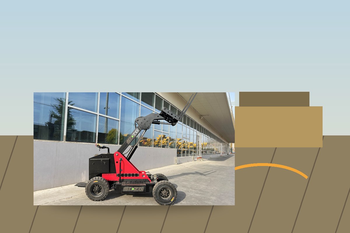 ZGFORKLIFT / MYZG remote control rough terrain forklift main scene