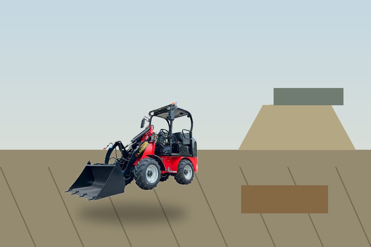 ZGLOADER / MYZG electric wheel loader detail scene 1