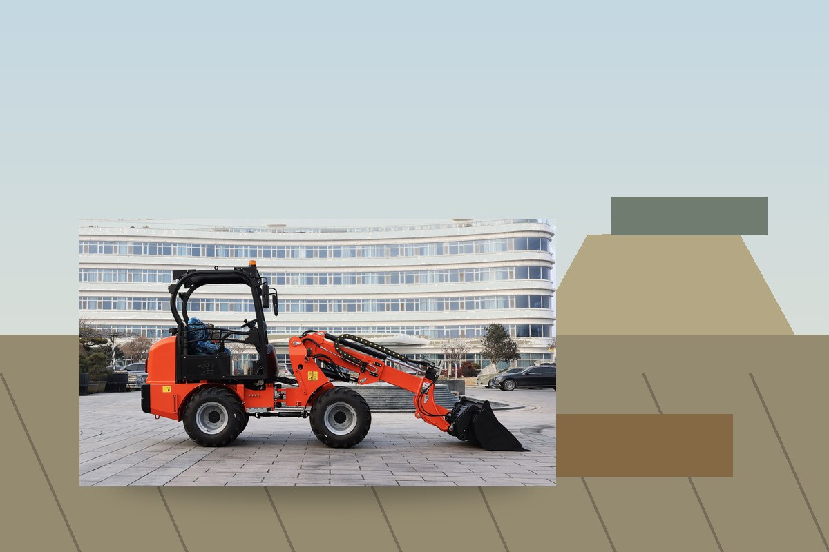 ZGLOADER / MYZG telescopic wheel loader detail scene 3
