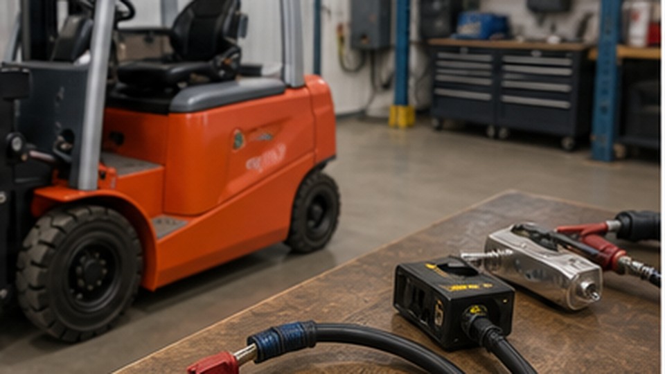 Electric Forklift Case: Is Slow Lifting Caused by the Battery or the Charger? - electric forklift 4