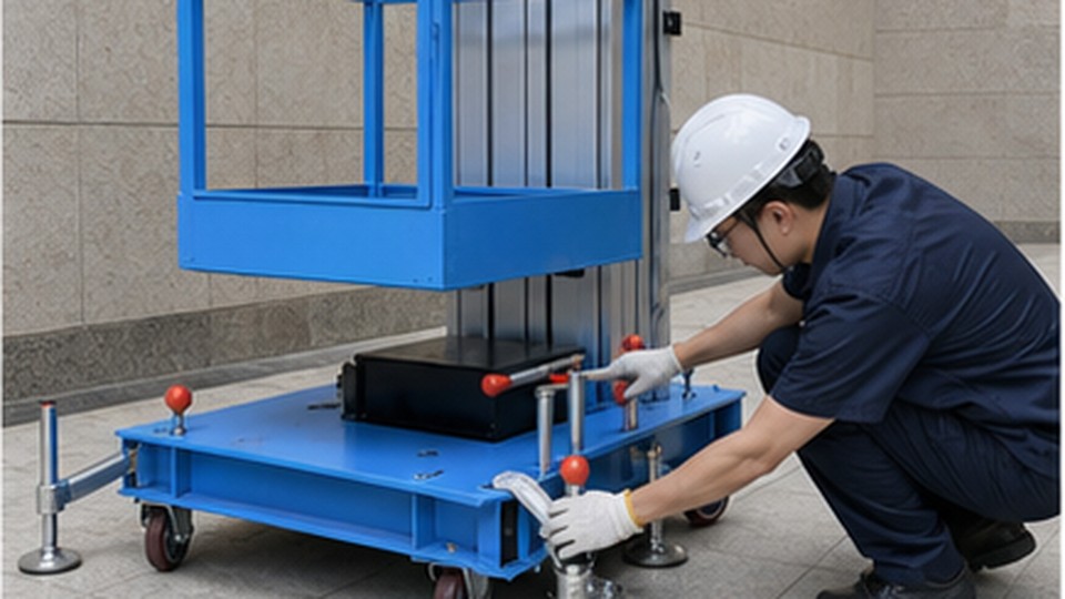 Single-Mast Aluminum Lift Case: Moving Safely Through Doors, Elevators and Narrow Aisles - single-mast aluminum lift 1