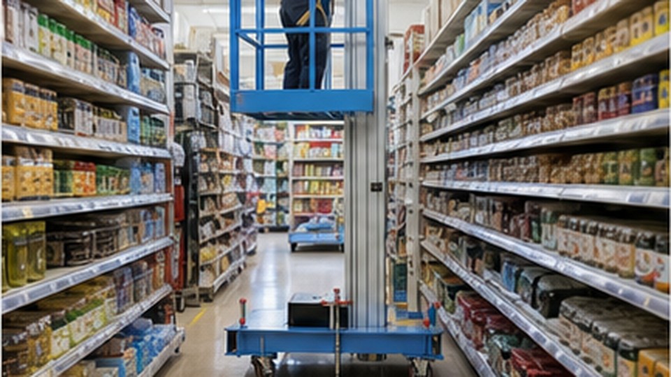 Single-Mast Aluminum Lift Case: Moving Safely Through Doors, Elevators and Narrow Aisles - single-mast aluminum lift 3