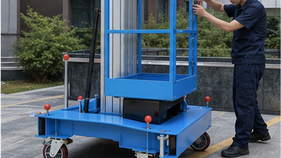 Single-Mast Aluminum Lift Case: Moving Safely Through Doors, Elevators and Narrow Aisles - single-mast aluminum lift 4