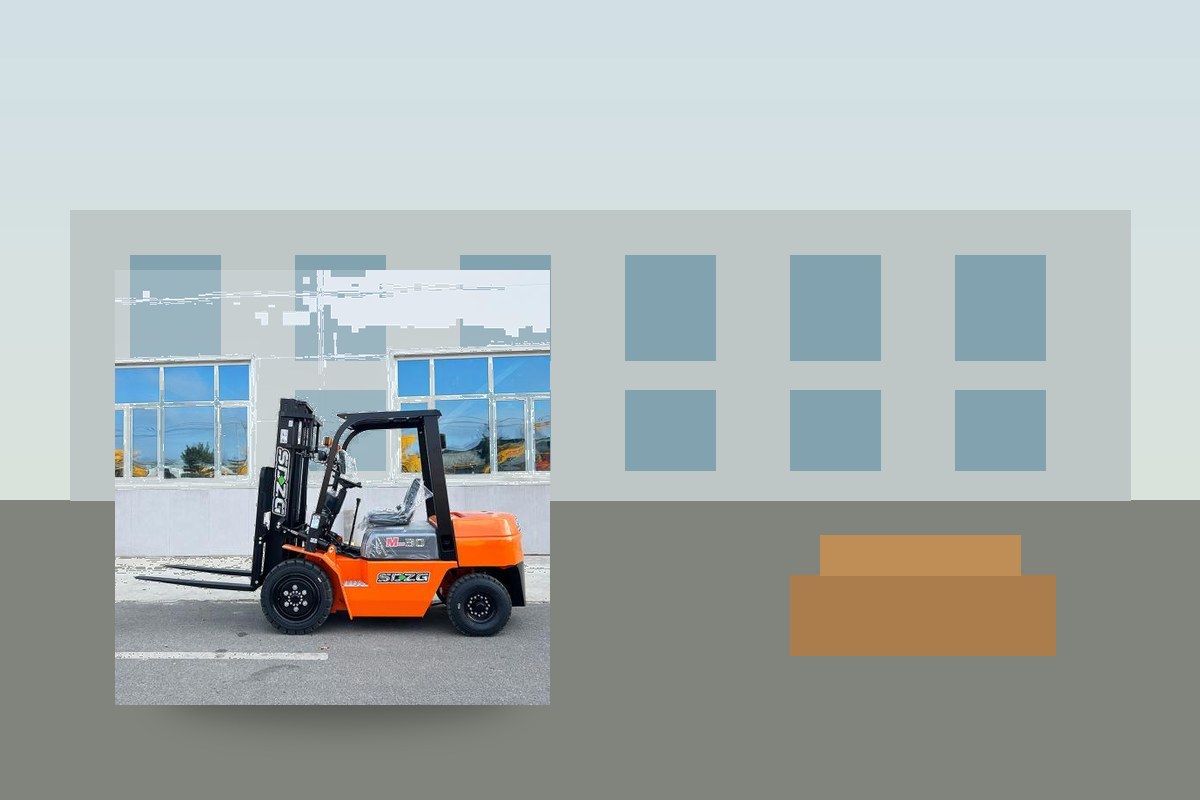 ZGFORKLIFT / MYZG diesel forklift detail scene 1