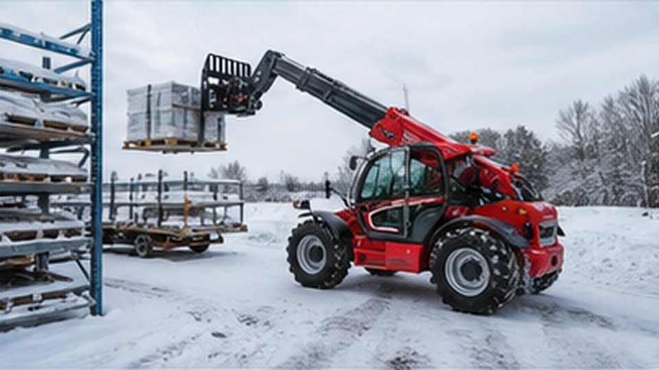 Telehandler Case: Placing Pallets Safely on Uneven Construction Ground - telehandler 2