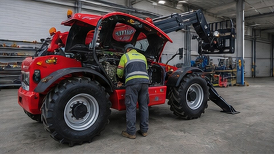 Telehandler Case: Placing Pallets Safely on Uneven Construction Ground - telehandler 4