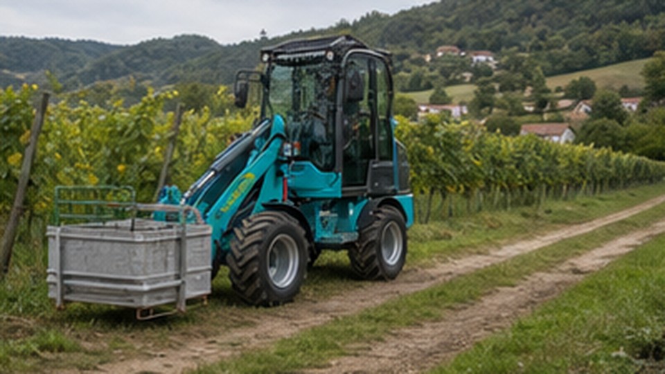 Implementos para carregadeira europeia: cacamba, garfos ou lamina de neve? - carregadeira compacta europeia 2
