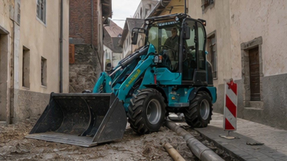 Implementos para carregadeira europeia: cacamba, garfos ou lamina de neve? - carregadeira compacta europeia 4