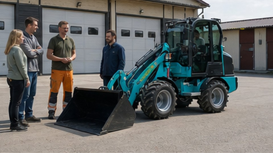 Which Tires Protect Turf and Improve Traction on a European Compact Loader? - Euro-style compact loader 4