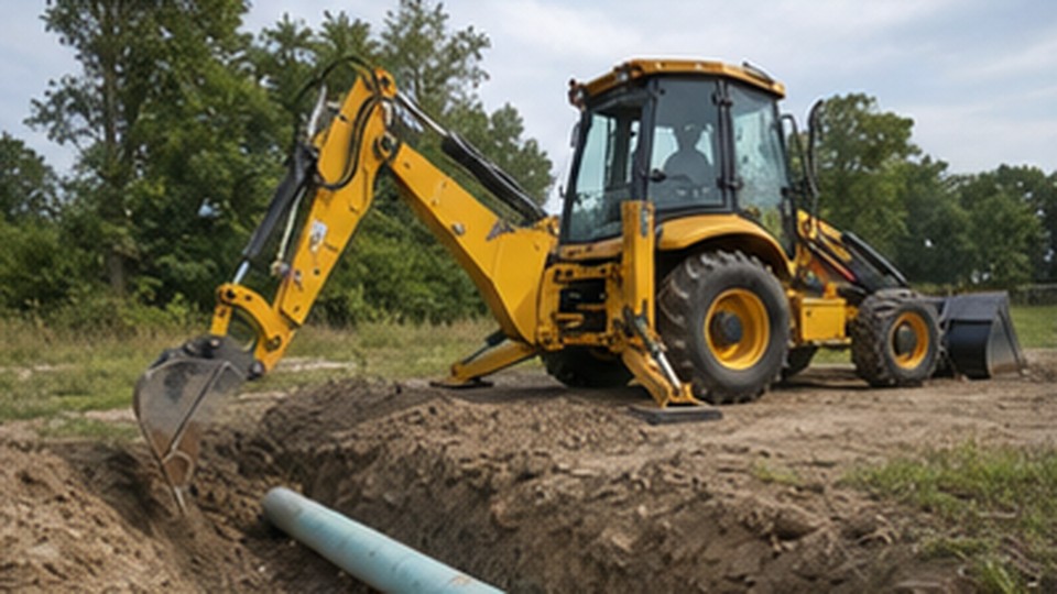 What Backhoe Loader Digging Depth and Reach Do Utility Projects Need? - backhoe loader 1