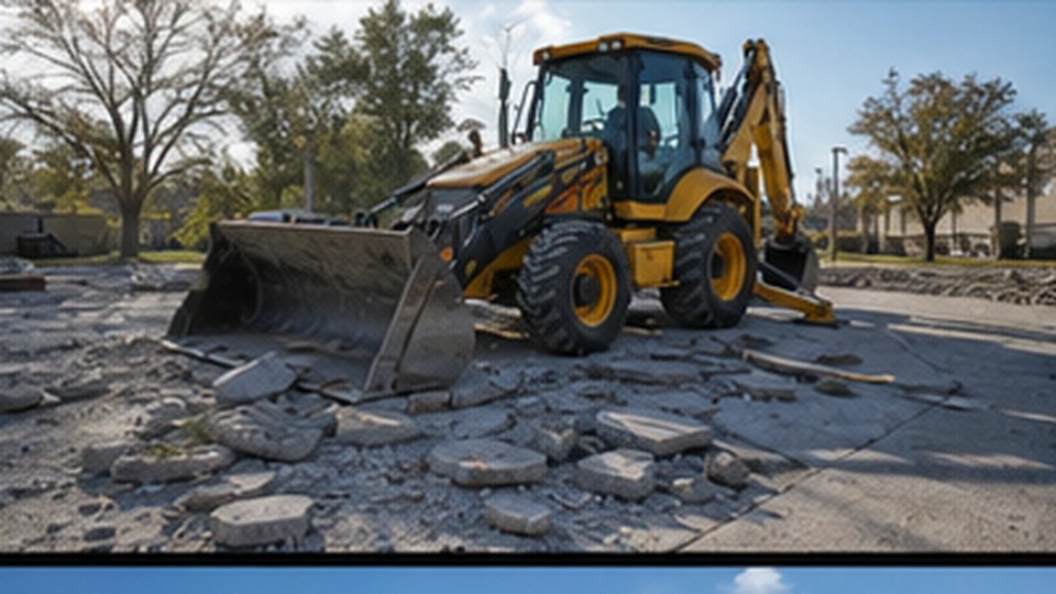 Backhoe Loader Case: Completing Drainage Excavation and Backfill in One Shift - backhoe loader 1