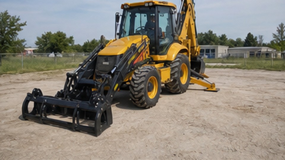 How Should Backhoe Stabilizers Be Set on Slopes and Soft Ground? - backhoe loader 3