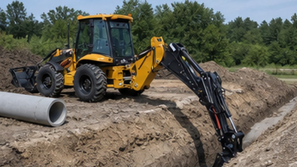 Backhoe Loader Buyer Question: Is Digging Depth or Reach More Important for Drainage Work? - backhoe loader 1