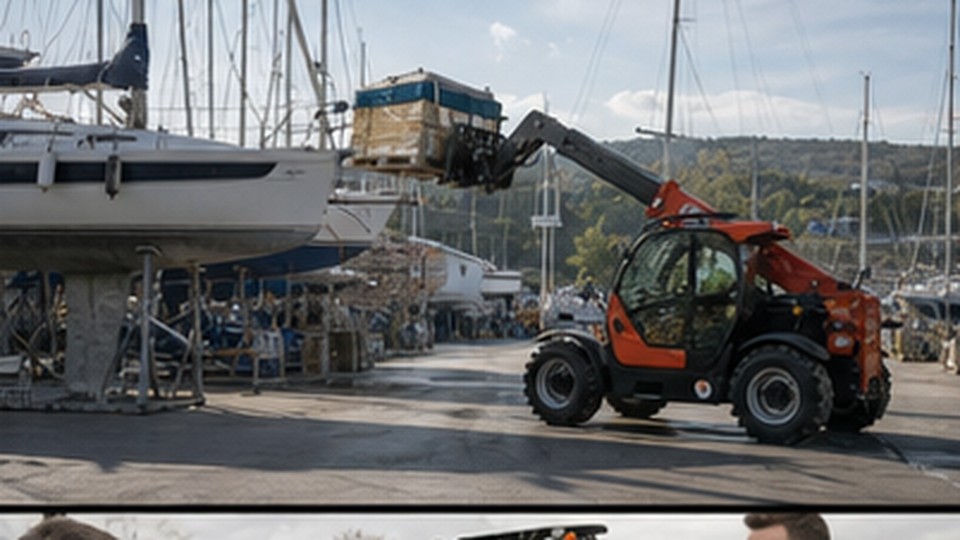 European Telehandler Case: Moving Produce Bins from Orchard to High Storage - European compact telehandler 1