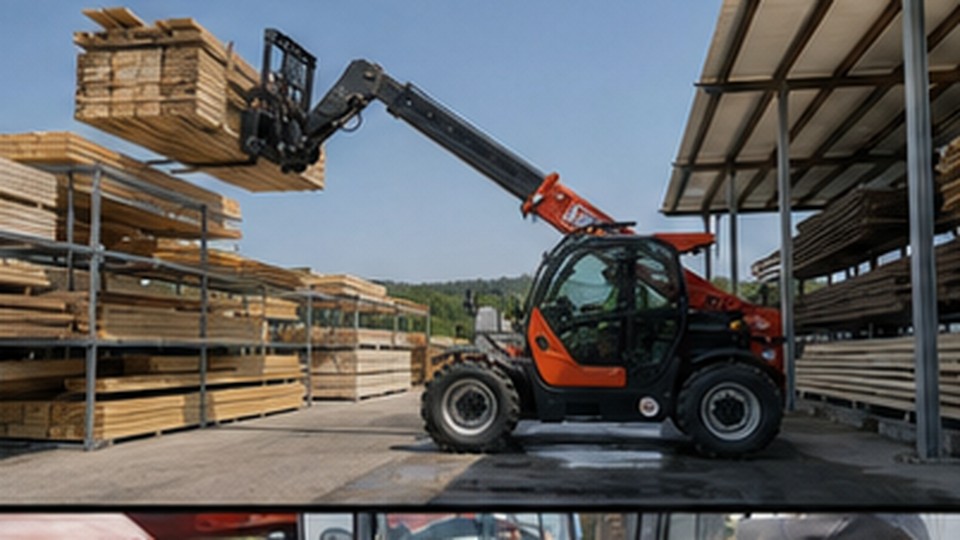 European Telehandler Case: Moving Produce Bins from Orchard to High Storage - European compact telehandler 2