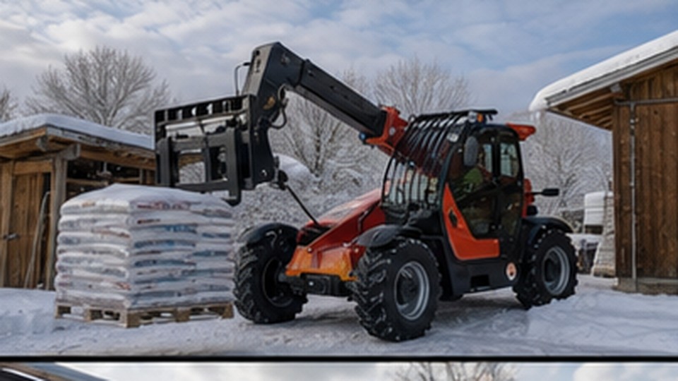 European Telehandler Case: Moving Produce Bins from Orchard to High Storage - European compact telehandler 3