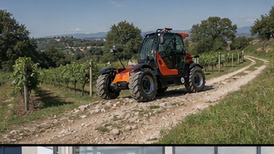 European Telehandler Case: Moving Produce Bins from Orchard to High Storage - European compact telehandler 4