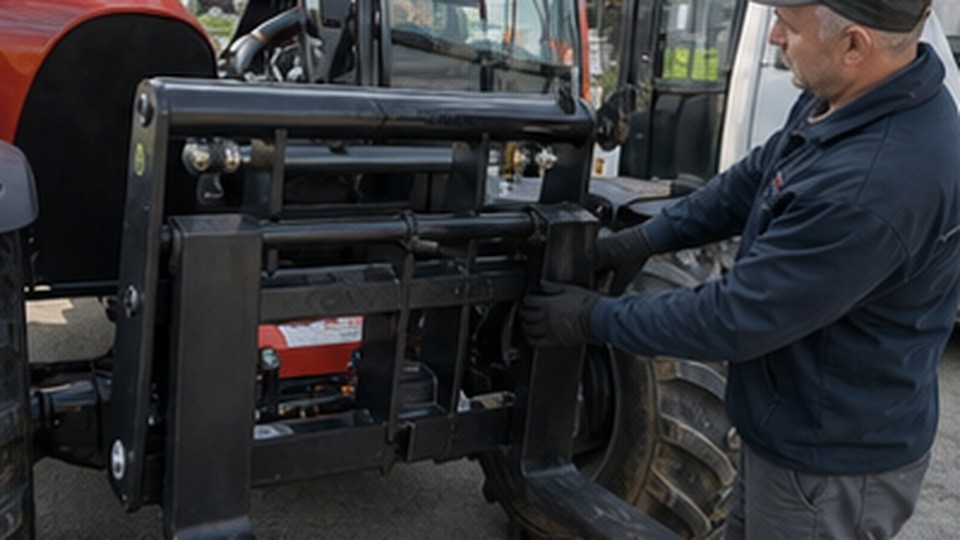 Can One Compact Telehandler Use Forks, Bucket and Big-Bag Hook Safely? - European compact telehandler 2
