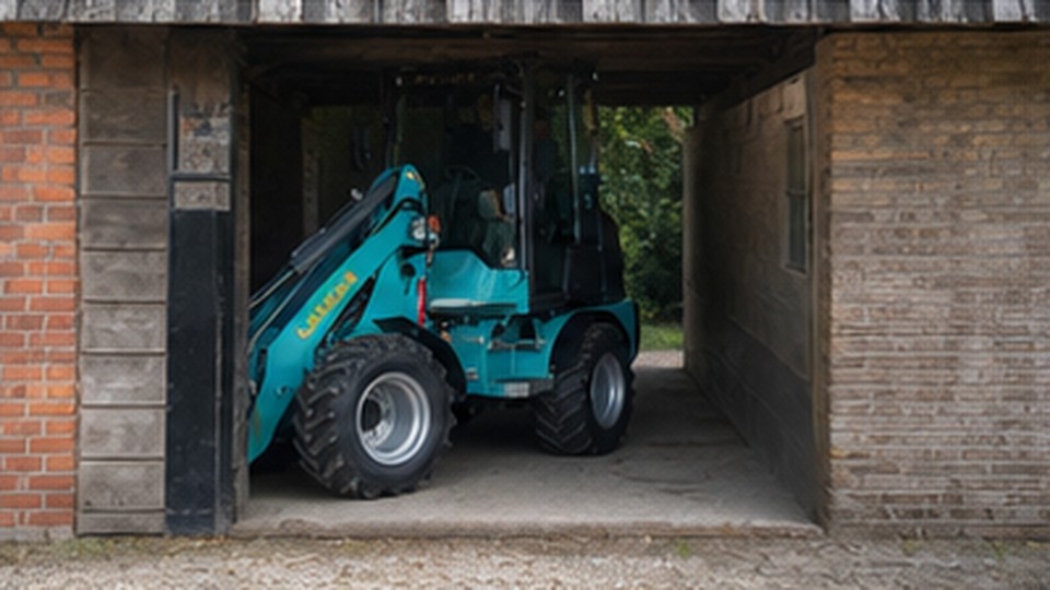 Can a European Compact Loader Work Inside Low Barns and Narrow Courtyards? - Euro-style compact loader 3