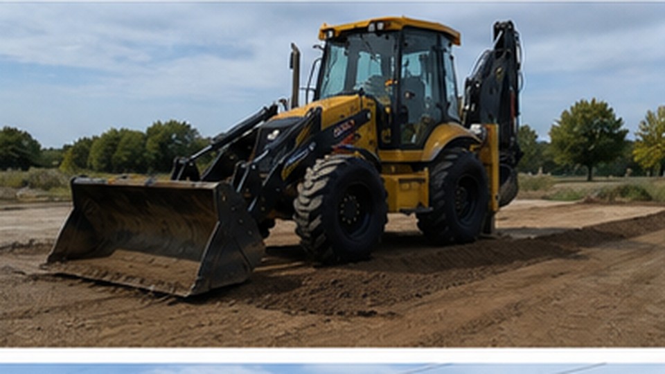 Backhoe Loader Road Repair Case: Excavating, Loading and Backfilling with One Machine - backhoe loader 2