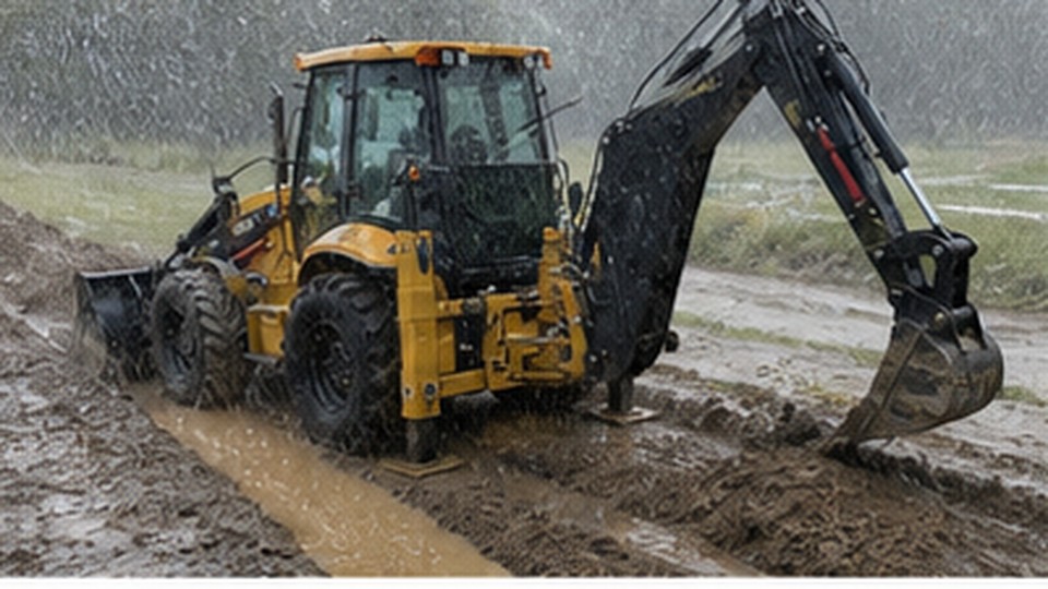 What Backhoe Loader Weight and Dimensions Matter Before Trailer Transport? - backhoe loader 3
