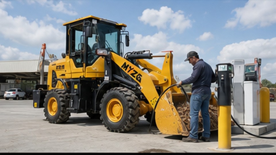Diesel Loader Case: Improving Truck Loading Cycles in a Small Aggregate Yard - diesel wheel loader 4