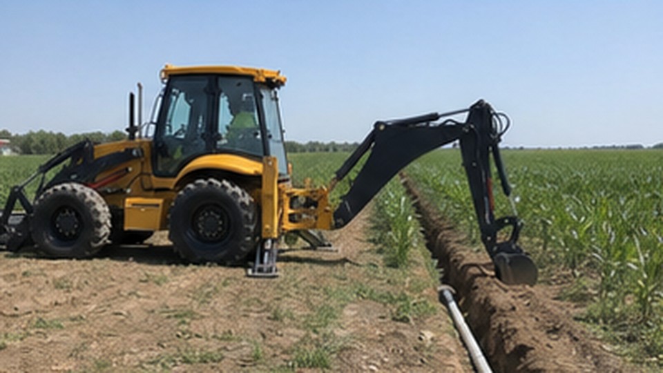 Which Backhoe Bucket Width Fits Water, Cable and Drainage Trenches? - backhoe loader 3