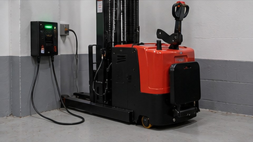 Pallet Stacker Case: Increasing Putaway Speed in a Narrow Warehouse - electric pallet stacker 3