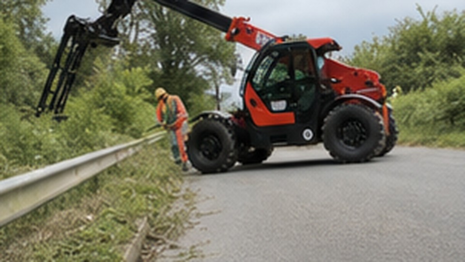 Which Steering Mode Helps a Compact Telehandler Work in Tight Yards? - European telescopic loader 3