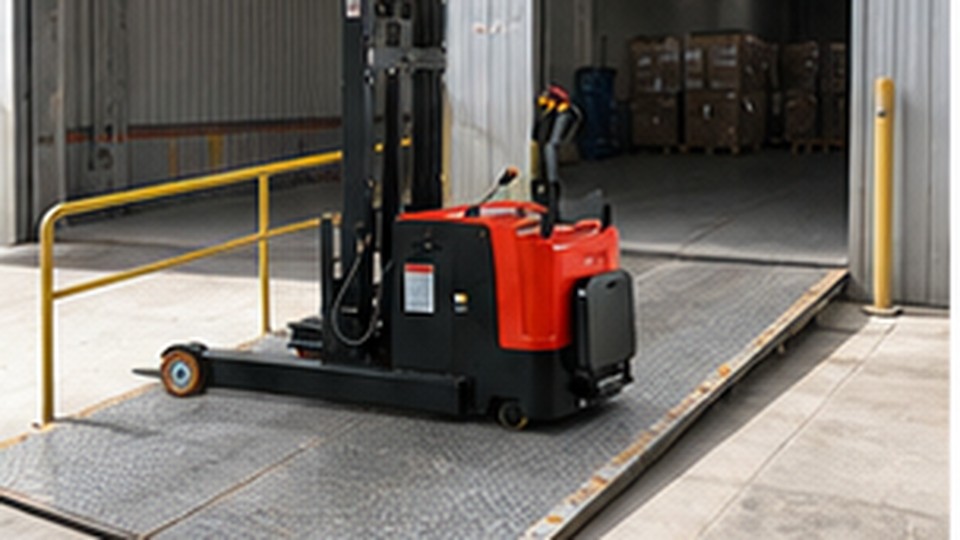 Pallet Stacker Case: Solving Floor Joint and Dock Threshold Problems - electric pallet stacker 4