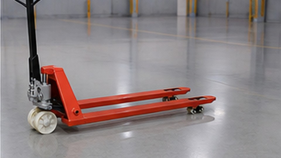 Manual Pallet Truck Case: Moving Long Loads Safely at a Loading Dock - manual pallet truck 2