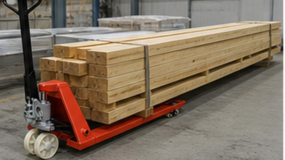 Manual Pallet Truck Case: Moving Long Loads Safely at a Loading Dock - manual pallet truck 4