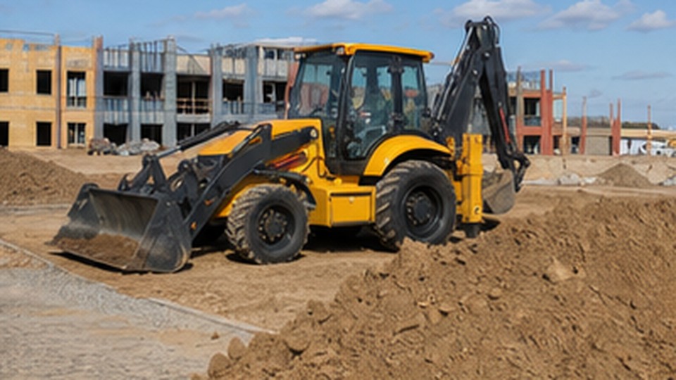Backhoe Loader Case: Completing Drainage Work on a Tight Urban Site - backhoe loader 4
