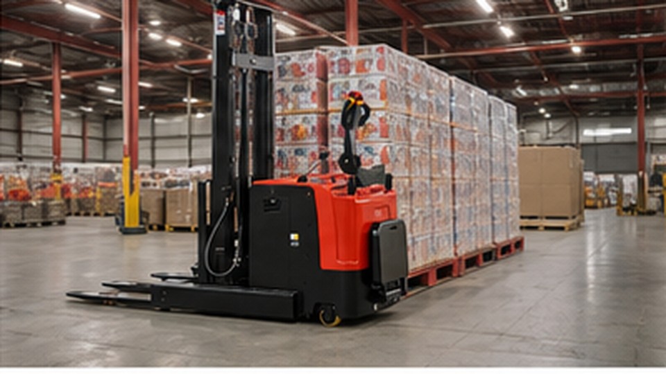 Will an Electric Stacker Fit Open, Closed and Export Pallets? - electric pallet stacker 1