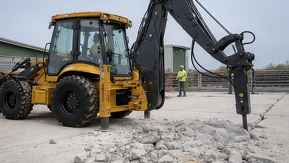 How Do Dig Depth and Reach Change Backhoe Loader Productivity? - backhoe loader 4