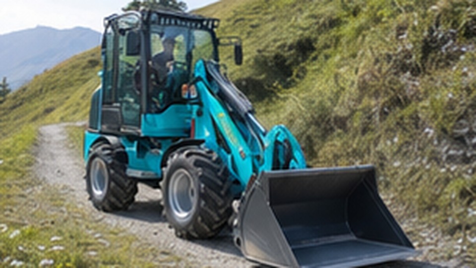 Euro Loader Case: Handling Materials Through Narrow Vineyard Rows - Euro-style compact loader 1