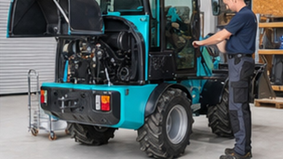 Euro Loader Case: Handling Materials Through Narrow Vineyard Rows - Euro-style compact loader 4