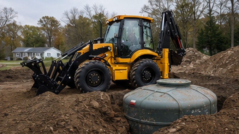 How Should Backhoe Loader Stabilizers Be Set on Uneven Ground? - backhoe loader 3