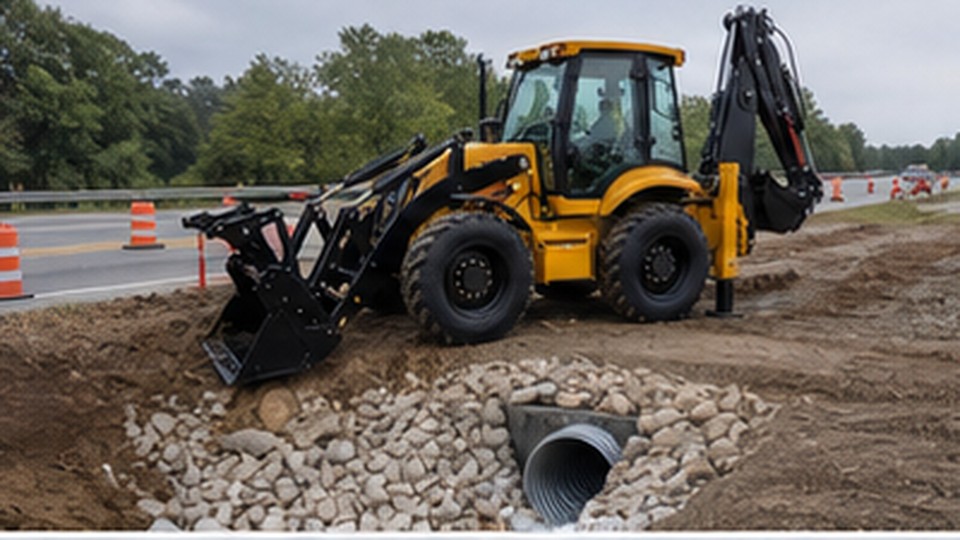 Can a Backhoe Loader Run a Hydraulic Breaker Without Overheating? - backhoe loader 1