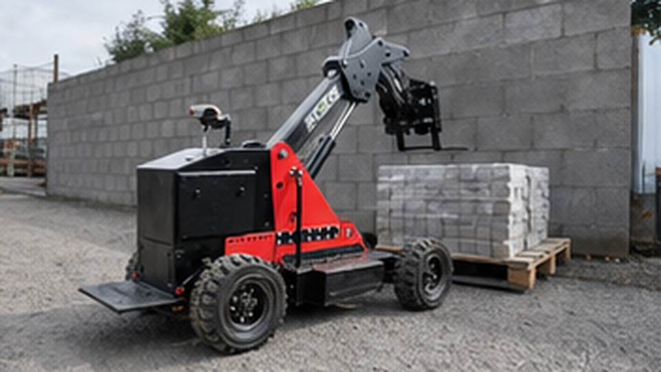 How Should Cameras and Line of Sight Be Planned for a Remote Forklift? - remote-control rough terrain forklift 1